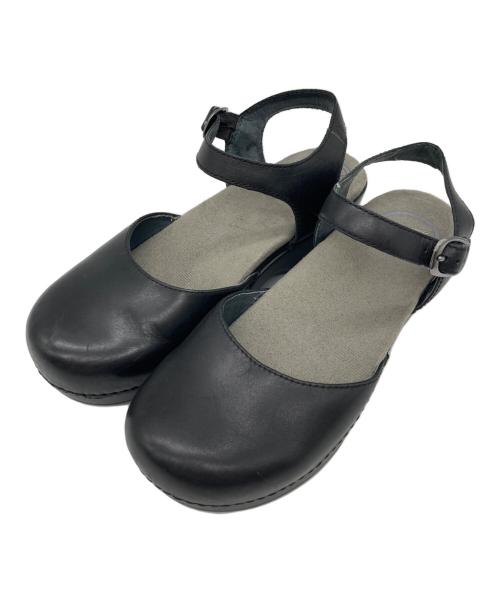 dansko（ダンスコ）dansko (ダンスコ) SAM レザーストラップサンダル ブラック サイズ:36の古着・服飾アイテム
