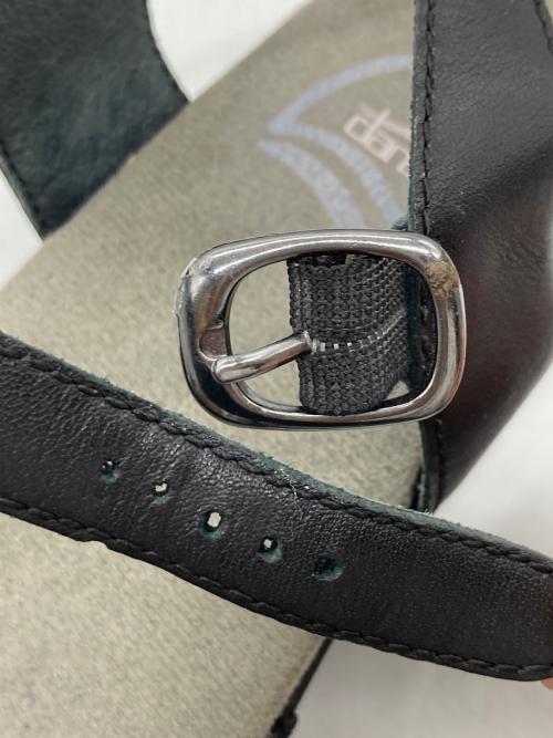 dansko（ダンスコ）dansko (ダンスコ) SAM レザーストラップサンダル ブラック サイズ:36の古着・服飾アイテム