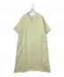 ebure（エブール）の古着「ボタニカルミディアムリネン カフタンワンピース」｜グリーン