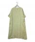 ebure (エブール) ボタニカルミディアムリネン カフタンワンピース グリーン サイズ:36：15000円