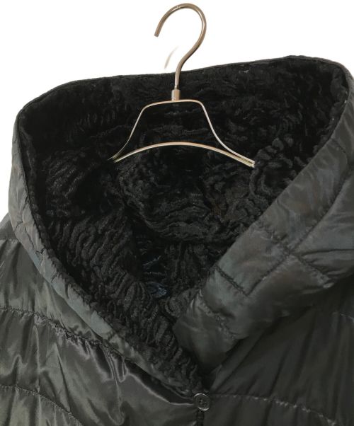 'S Max Mara（エスマックスマーラ）'S Max Mara (エスマックスマーラ) リバーシブルコート ブラック サイズ:46の古着・服飾アイテム