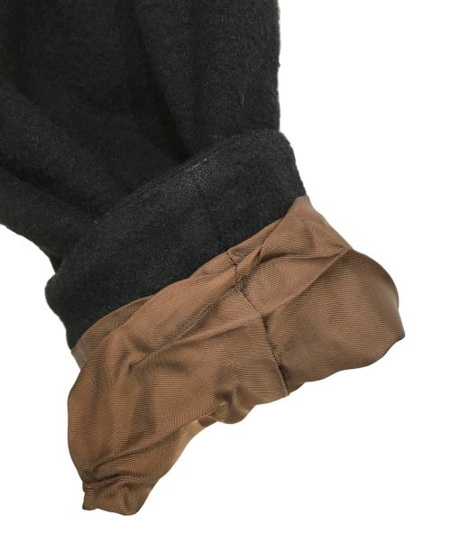 Max Mara Studio（マックスマーラ ストゥディオ）Max Mara Studio (マックスマーラ ストゥディオ) 変形スタンドカラー カシミヤコート ブラック サイズ:42の古着・服飾アイテム