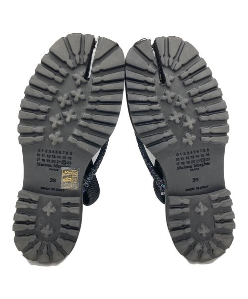 Maison Margiela（メゾンマルジェラ）Maison Margiela (メゾンマルジェラ) tabi sandal ブラック サイズ:39の古着・服飾アイテム