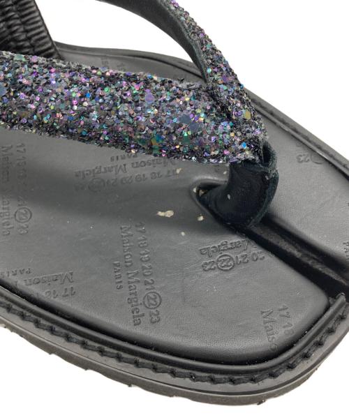 Maison Margiela（メゾンマルジェラ）Maison Margiela (メゾンマルジェラ) tabi sandal ブラック サイズ:39の古着・服飾アイテム