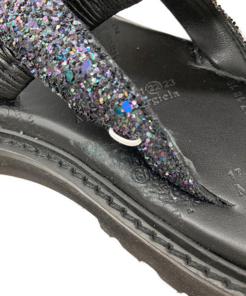 Maison Margiela（メゾンマルジェラ）Maison Margiela (メゾンマルジェラ) tabi sandal ブラック サイズ:39の古着・服飾アイテム