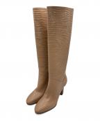 AQUAZZURAアクアズーラ）の古着「SIENNA ロングブーツ」｜ベージュ