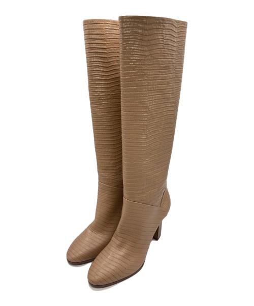 AQUAZZURA（アクアズーラ）AQUAZZURA (アクアズーラ) SIENNA ロングブーツ ベージュ サイズ:39の古着・服飾アイテム