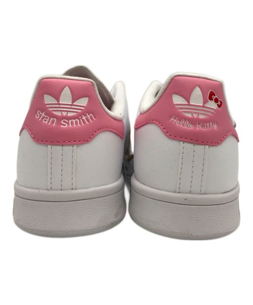 adidas（アディダス）adidas (アディダス) STAN SMITH J HELLO KITTY ローカットスニーカー ホワイト サイズ:US4の古着・服飾アイテム