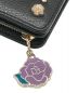 中古・古着 ANNA SUI (アナスイ) バレンシア Lファスナー２つ折り財布 ブラック サイズ:-：7000円