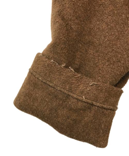 MIDIUMISOLID（ミディウミソリッド）MIDIUMISOLID (ミディウミソリッド) フーデッドウールコート ブラウン サイズ:-の古着・服飾アイテム