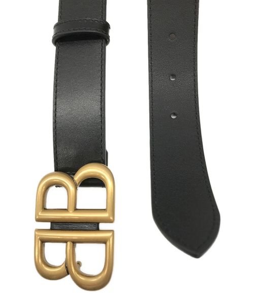 BALENCIAGA（バレンシアガ）BALENCIAGA (バレンシアガ) HACKER PROJECT BBロゴバックルベルト ブラック サイズ:-の古着・服飾アイテム