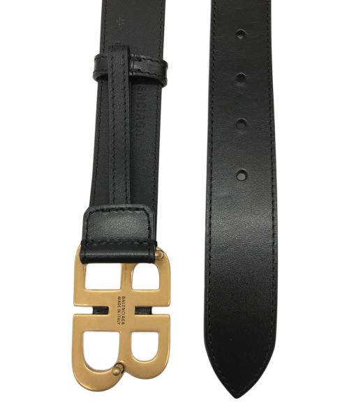 BALENCIAGA（バレンシアガ）BALENCIAGA (バレンシアガ) HACKER PROJECT BBロゴバックルベルト ブラック サイズ:-の古着・服飾アイテム