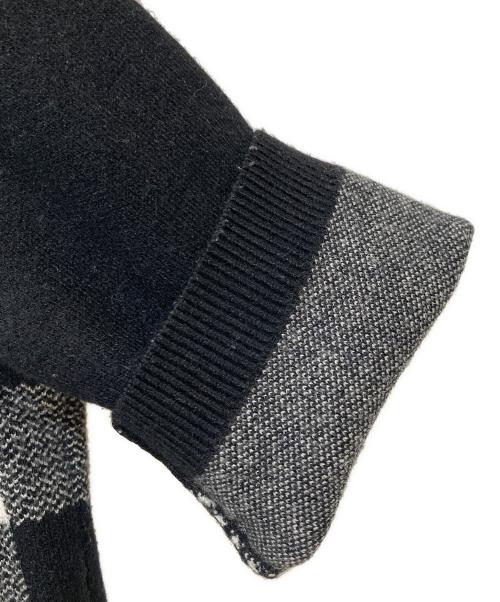 darich（ダーリッチ）darich (ダーリッチ) ギンガムチェックニットセットアップ ホワイト×ブラック サイズ:Freeの古着・服飾アイテム