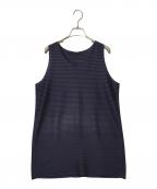 PLEATS PLEASEプリーツプリーズ）の古着「ノースリーブロングカットソー」｜パープル