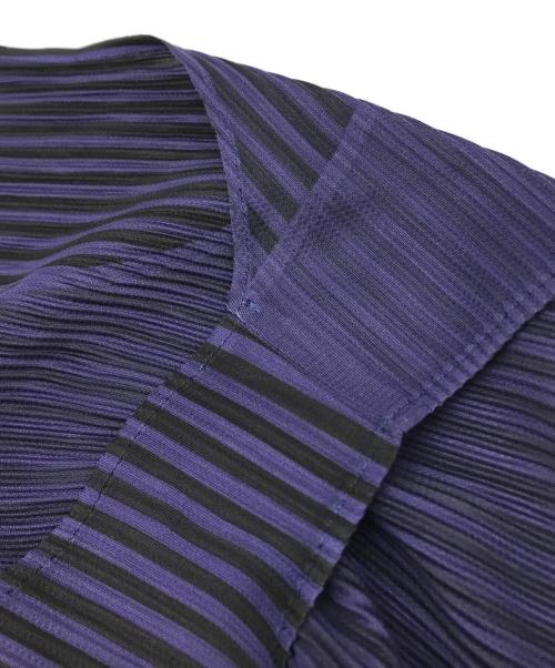 PLEATS PLEASE（プリーツプリーズ）PLEATS PLEASE (プリーツプリーズ) ノースリーブロングカットソー パープル サイズ:3の古着・服飾アイテム