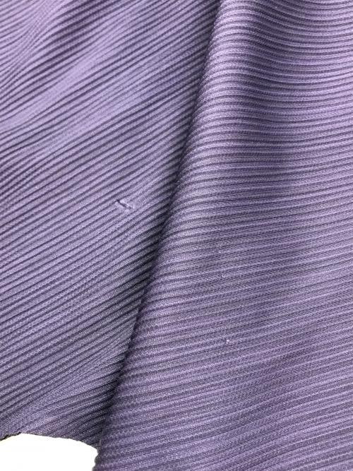 PLEATS PLEASE（プリーツプリーズ）PLEATS PLEASE (プリーツプリーズ) ボーダーカットソー パープル サイズ:3の古着・服飾アイテム