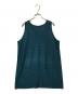 PLEATS PLEASE（プリーツプリーズ）の古着「ノースリーブロングカットソー」｜グリーン