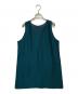 PLEATS PLEASE (プリーツプリーズ) ノースリーブロングカットソー グリーン サイズ:3：9000円