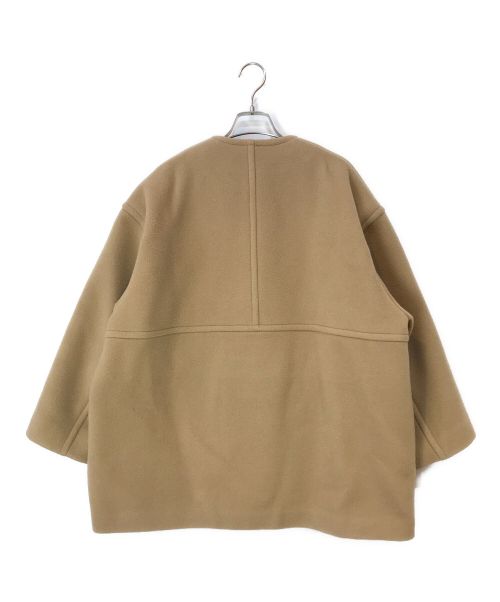 YLEVE（イレーヴ）YLEVE (イレーヴ) ウールモッサーコート ブラウンの古着・服飾アイテム