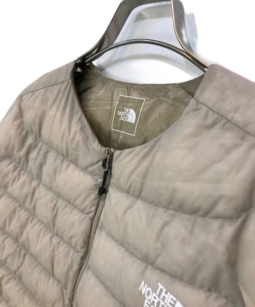 THE NORTH FACE（ザ ノース フェイス）THE NORTH FACE (ザ ノース フェイス) Thunder Roundneck Jacket ベージュ サイズ:Lの古着・服飾アイテム