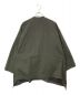 Y's (ワイズ) DOUBLE FACED TWILL NO COLLAR SHORT COAT カーキ サイズ:01：19000円