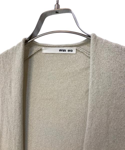 evam eva（エヴァムエヴァ）evam eva (エヴァムエヴァ) coil yam robe vest ベージュ サイズ:-の古着・服飾アイテム