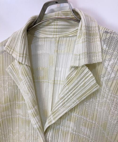 PLEATS PLEASE（プリーツプリーズ）PLEATS PLEASE (プリーツプリーズ) プリーツジャケット アイボリー サイズ:3の古着・服飾アイテム