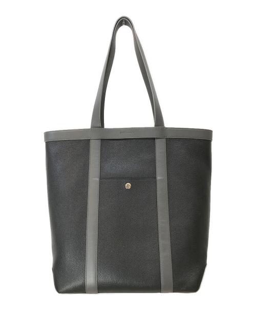 J&M DAVIDSON（ジェイ＆エム デヴィッドソン）J&M DAVIDSON (ジェイ＆エム デヴィッドソン) レザートートバッグ ブラック×グレー サイズ:-の古着・服飾アイテム