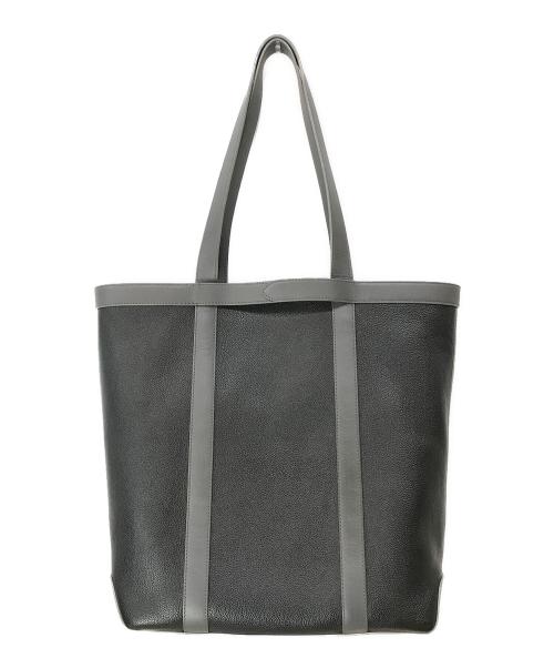 J&M DAVIDSON（ジェイ＆エム デヴィッドソン）J&M DAVIDSON (ジェイ＆エム デヴィッドソン) レザートートバッグ ブラック×グレー サイズ:-の古着・服飾アイテム