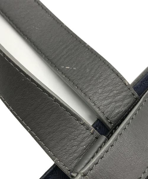 J&M DAVIDSON（ジェイ＆エム デヴィッドソン）J&M DAVIDSON (ジェイ＆エム デヴィッドソン) レザートートバッグ ブラック×グレー サイズ:-の古着・服飾アイテム