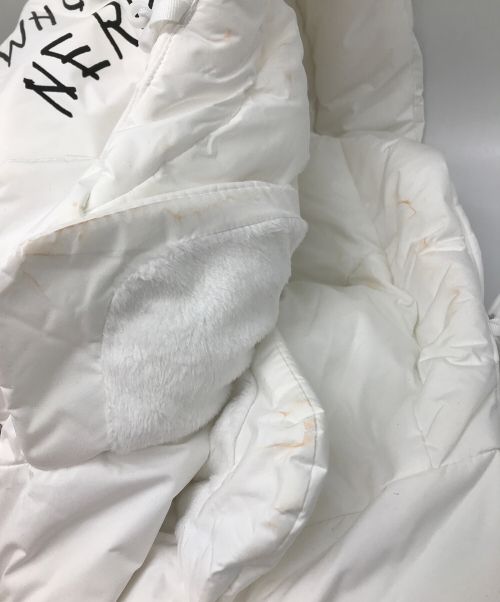 NERDY（ノルディ）NERDY (ノルディ) NY Track Long Down Jacket ロング ダウン ジャケット コート ホワイト サイズ:Mの古着・服飾アイテム