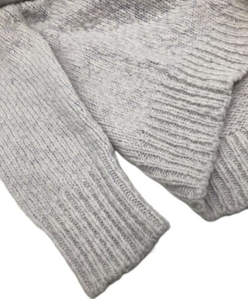 23区（ニジュウサンク）23区 (ニジュウサンク) ファンシーヤーンニット ラベンダー サイズ:38の古着・服飾アイテム