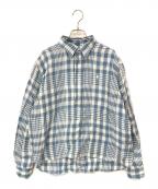 POLO RALPH LAURENポロ・ラルフローレン）の古着「プルオーバー リネンシャツ」｜ブルー