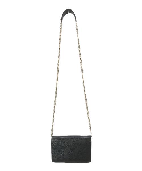 GUCCI（グッチ）GUCCI (グッチ) インターロッキングG ソーホー チェーンウォレット ショルダーバッグ ブラック サイズ:-の古着・服飾アイテム