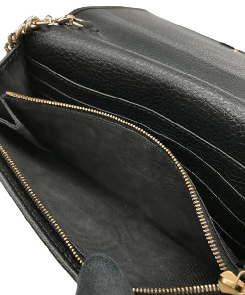 GUCCI（グッチ）GUCCI (グッチ) インターロッキングG ソーホー チェーンウォレット ショルダーバッグ ブラック サイズ:-の古着・服飾アイテム