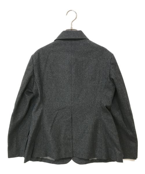 MADISON BLUE（マディソンブルー）MADISON BLUE (マディソンブルー) WAIST SHAPED MILITARY JK FLANNEL グレー サイズ:01(S)の古着・服飾アイテム