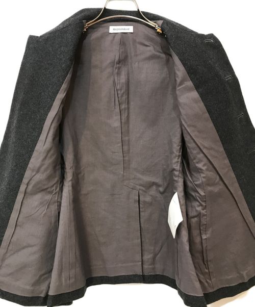 MADISON BLUE（マディソンブルー）MADISON BLUE (マディソンブルー) WAIST SHAPED MILITARY JK FLANNEL グレー サイズ:01(S)の古着・服飾アイテム