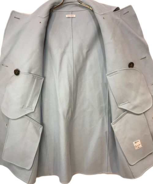 MADISON BLUE（マディソンブルー）MADISON BLUE (マディソンブルー) RV BIG PEA CT MELTON コート スカイブルー サイズ:00(F)の古着・服飾アイテム