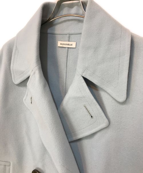 MADISON BLUE（マディソンブルー）MADISON BLUE (マディソンブルー) RV BIG PEA CT MELTON コート スカイブルー サイズ:00(F)の古着・服飾アイテム