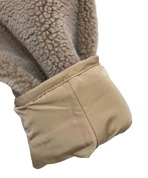 MICA&DEAL（マイカアンドディール）MICA&DEAL (マイカ＆ディール) ドロップショルダーボアコート ブラウン サイズ:FREEの古着・服飾アイテム