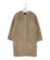 MICA&DEAL（マイカ＆ディール）の古着「ドロップショルダーボアコート」｜ブラウン