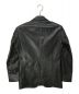 VISARUNO (ビサルノ) ラムレザーテーラードジャケット ブラック サイズ:S：5000円