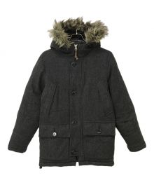 Eddie Bauer（エディーバウアー）の古着「ポーラーパーカー ウールダウンジャケット」｜グレー