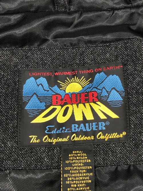 Eddie Bauer（エディーバウアー）Eddie Bauer (エディーバウアー) ポーラーパーカー ウールダウンジャケット グレー サイズ:XSの古着・服飾アイテム
