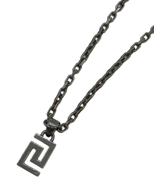 VERSACE（ヴェルサーチェ）VERSACE (ヴェルサーチ) NECKLACE METAL GRECA シルバーの古着・服飾アイテム