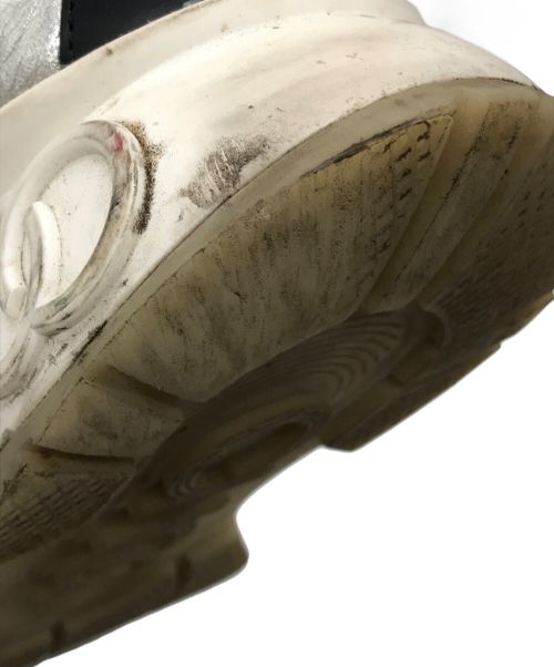 JIMMY CHOO（ジミーチュウ）JIMMY CHOO (ジミーチュウ) RAINE ダッドスニーカー ブラック×レッド サイズ:42の古着・服飾アイテム