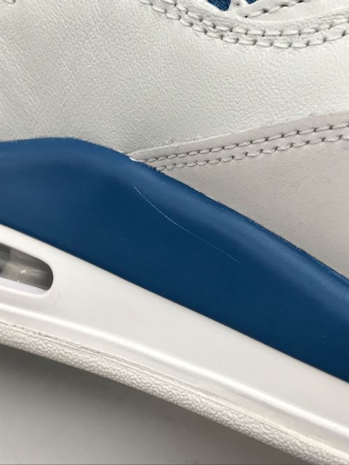 NIKE（ナイキ）NIKE (ナイキ) AIR JORDAN 4 RETRO(エアジョーダン 4 レトロ)/ローカットスニーカー OFF-WHITE/MILITARY BLUE サイズ:US10.5の古着・服飾アイテム