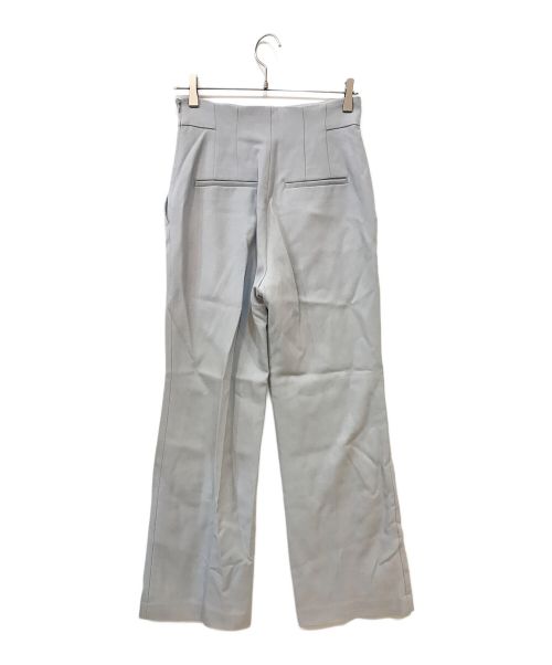 Mame Kurogouchi（マメクロゴウチ）Mame Kurogouchi (マメクロゴウチ) ハイウエストセンタークリースウールパンツ グレー サイズ:2の古着・服飾アイテム