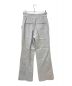 Mame Kurogouchi (マメクロゴウチ) ハイウエストセンタークリースウールパンツ グレー サイズ:2：5000円