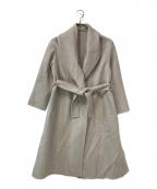 ANAYIアナイ）の古着「シャルムビーバーショールカラーコート」｜ベージュ